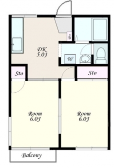 ロジュマンの間取り図