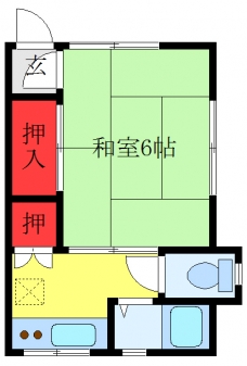 永石ハウスの間取り図