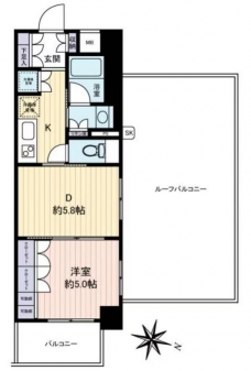 パレステージ西新井みどり公園の間取り図