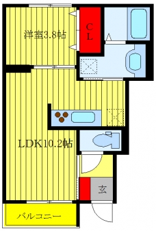LIBERTEの間取り図