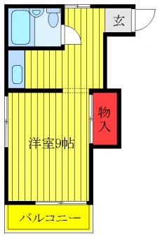 Villa三ノ輪Aの間取り図