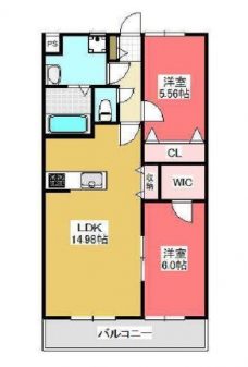 Ｄ’Ｃａｌｍｅｒｉｏ浦和の間取り図