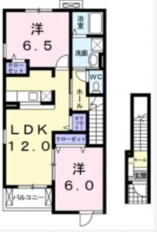 プリムラの間取り図
