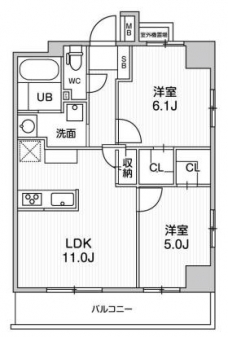 ALTERNA日暮里の間取り図