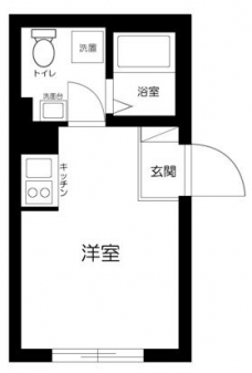 ルーナクレシェンテ町屋の間取り図