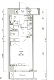 ラグジュアリーアパートメント赤羽西#02の間取り図