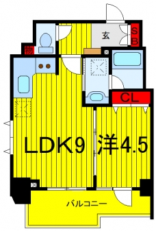 ダイナシティ浮間公園の間取り図