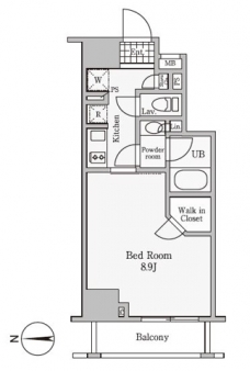 レジディア御茶ノ水Ⅲの間取り図