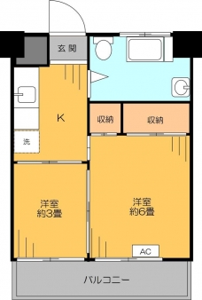 メゾン滝野川の間取り図