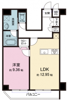 ヴォーガコルテ田端弐番館 の間取り図