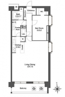 コンフォリア高島平の間取り図