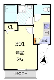 ブランドール芝の間取り図