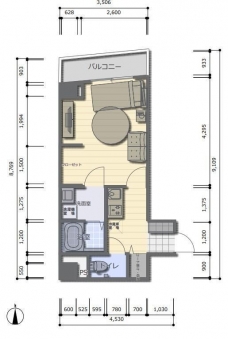 NEO ROOMELIAの間取り図