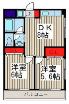 ピジョンハウス２の間取り図