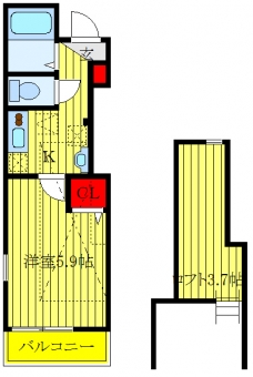 アリロッセ赤羽の間取り図