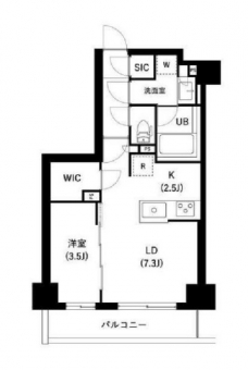ザ・レジデンス三ノ輪Ⅱの間取り図