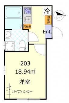 フェリス浮間舟渡の間取り図