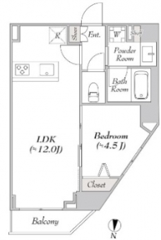ルミーク大山の間取り図