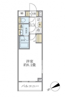 クレアポルテ川口元郷　の間取り図