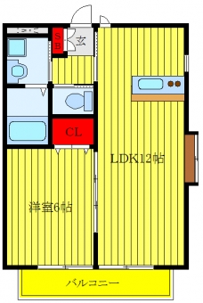フォレストメゾン三河島の間取り図