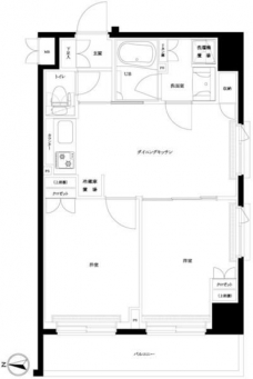 ルーブル西新井の間取り図