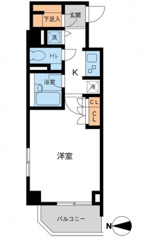 プライムコート成増の間取り図