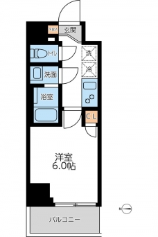 オーキッドレジデンス西川口 の間取り図