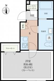 ラシクラス上板橋の間取り図