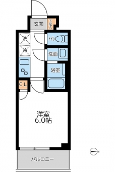 オーキッドレジデンス西川口 の間取り図
