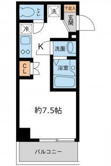 ラクラス池袋の間取り図