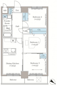 ステラテラスの間取り図