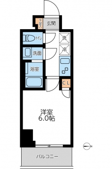 オーキッドレジデンス西川口 の間取り図