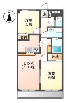 エクセレンス戸田公園の間取り図