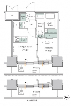 ワンルーフレジデンス板橋大山 の間取り図