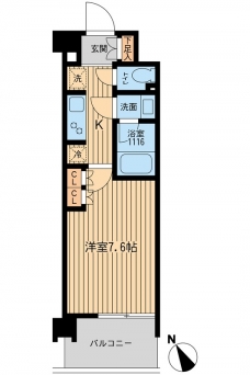 ＢＬＥＳＳ上池袋の間取り図