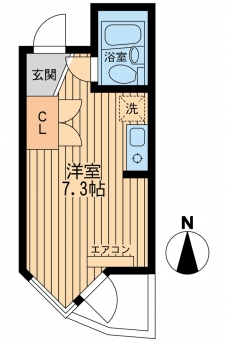 コモド駒込ハイツの間取り図