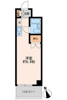 プライムシティ蕨の間取り図