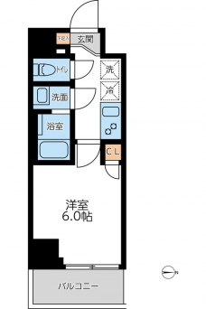 オーキッドレジデンス西川口 の間取り図