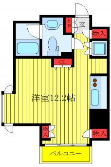 朝日メトロステージ西巣鴨の間取り図