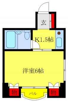山下ビルの間取り図
