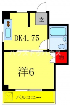 コーポハナブサの間取り図