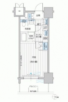 プラネソシエ西新井の間取り図