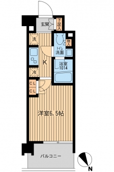 BLESS上池袋の間取り図