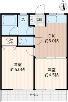 ＣＳコーポⅡの間取り図