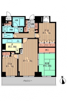 リーデンスタワーの間取り図