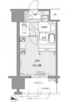 センテニアル王子神谷の間取り図