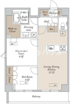ＨＦ東尾久レジデンスの間取り図