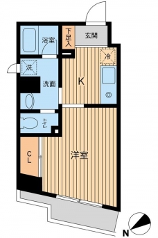 エポック４５の間取り図