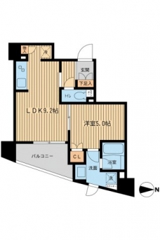 KDX川口幸町レジデンスの間取り図