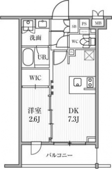 SYFORME東池袋の間取り図